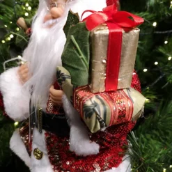40cm Luxury Traditional Standing Red Sequin Santa With Sack Christmas Decoration 7 40cm Luxury Traditional Standing Red Sequin Santa With Sack Christmas Decoration -Deals Christmas Decor Store 40cm luxury traditional standing red sequin santa with sack christmas decoration5056589193607 04c MP