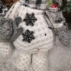 40cm Plush Christmas Decoration Standing Snowman Holding Sledge -Deals Christmas Decor Store 40cm plush christmas decoration standing snowman holding sledge5060559853569 03c MP