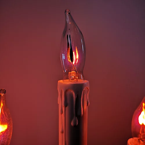 40cm Premier Christmas Candlebridge With 7 Flickering Bulb In Dark Wood Finish Mains Operated 3 40cm Premier Christmas Candlebridge With 7 Flickering Bulb In Dark Wood Finish Mains Operated - Image 3