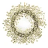 45cm Gold Glitter Effect Round Star Christmas Wreath