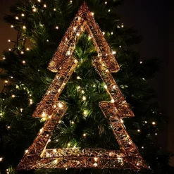 45cm LED Metal Christmas Tree Display Ornament Rose Gold Decoration -Deals Christmas Decor Store 45cm led metal christmas tree display ornament rose gold decoration5056589194338 02c MP