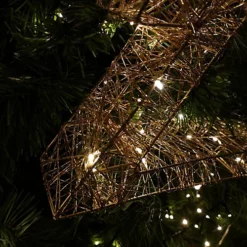 45cm LED Metal Christmas Tree Display Ornament Rose Gold Decoration -Deals Christmas Decor Store 45cm led metal christmas tree display ornament rose gold decoration5056589194338 04c MP