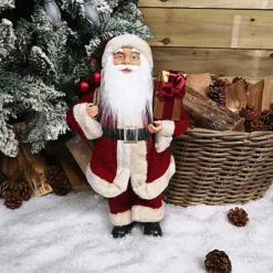 45cm Luxury Standing Red Suit Santa Indoor Christmas Decoration -Deals Christmas Decor Store 45cm luxury standing red suit santa indoor christmas decoration5056589105877 04c MP