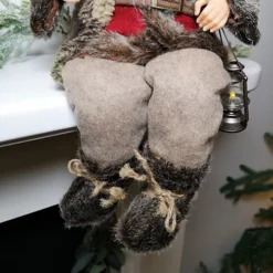 45cm Sitting Santa Claus Father Christmas Figurine With Lantern & Basket -Deals Christmas Decor Store 45cm sitting santa claus father christmas figurine with lantern basket5056589187354 03c MP