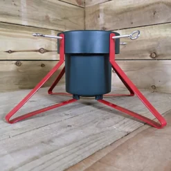 46cm Four Legged Christmas Tree Stand Green Red Metal With Water Container -Deals Christmas Decor Store 46cm four legged christmas tree stand green red metal with water container5060907225277 04c MP