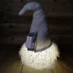 47cm Battery Operated LED Plush Grey & White Sitting Gonk Christmas Decoration -Deals Christmas Decor Store 47cm battery operated led plush grey white sitting gonk christmas decoration5056589194161 03c MP