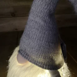 47cm Battery Operated LED Plush Grey & White Sitting Gonk Christmas Decoration -Deals Christmas Decor Store 47cm battery operated led plush grey white sitting gonk christmas decoration5056589194161 04c MP