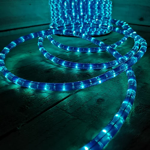 48m Blue 1800 LED Christmas Disco DJ Rope Light Static Function Indoor Outdoor With Reel 3 48m Blue 1800 LED Christmas Disco DJ Rope Light Static Function Indoor Outdoor With Reel - Image 3