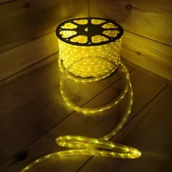 48m Yellow 1728 LED Christmas Disco DJ Rope Light Static Function Indoor Outdoor With Reel -Deals Christmas Decor Store 48m yellow 1728 led christmas disco dj rope light static function indoor outdoor with reel5060559858199 03c MP