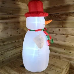 4ft (120cm) LED Outdoor Christmas Inflatables Snowman Indoor Light Up Decorations -Deals Christmas Decor Store 4ft 120cm led outdoor christmas inflatables snowman indoor light up decorations5056589181710 03c MP