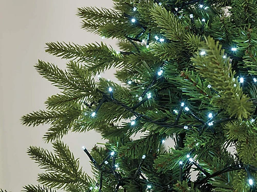 500 LEDs Cool White Compact LEDs Green Cable With 8 Effects Multifunction Auto Memory Indoor/Outdoor Christmas Home Decorations 3 500 LEDs Cool White Compact LEDs Green Cable With 8 Effects Multifunction Auto Memory Indoor/Outdoor Christmas Home Decorations - Image 3