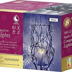 500 LEDs Cool White Compact LEDs Green Cable With 8 Effects Multifunction Auto Memory Indoor/Outdoor Christmas Home Decorations 7 500 LEDs Cool White Compact LEDs Green Cable With 8 Effects Multifunction Auto Memory Indoor/Outdoor Christmas Home Decorations -Deals Christmas Decor Store 500 leds cool white compact leds green cable with 8 effects multifunction auto memory indoor outdoor christmas home decorations5056141035246 04c MP