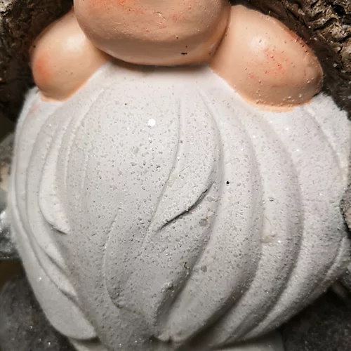 50cm Battery LED Christmas Gnome Ornament With Ivy Leaf Hat In Warm White 4 50cm Battery LED Christmas Gnome Ornament With Ivy Leaf Hat In Warm White - Image 4