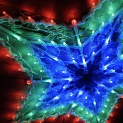 50cm Multi Colour LED Window Star Light Up Indoor/Outdoor Christmas Decorations -Deals Christmas Decor Store 50cm multi colour led window star light up indoor outdoor christmas decorations5056589183332 04c MP