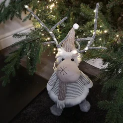 50cm Plush Light Up Reindeer Christmas Decoration With Warm White LEDs 6 50cm Plush Light Up Reindeer Christmas Decoration With Warm White LEDs -Deals Christmas Decor Store 50cm plush light up reindeer christmas decoration with warm white leds5056589192426 03c MP