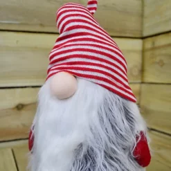 52cm Festive Gonk Cuddly Santa Indoor Christmas Plush Decoration In Striped Hat -Deals Christmas Decor Store 52cm festive gonk cuddly santa indoor christmas plush decoration in striped hat5060187576540 04c MP