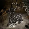 54cm LED Indoor Outdoor Wicker Sitting Reindeer Christmas Decoration
