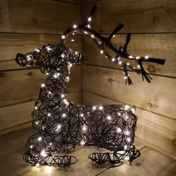 54cm LED Indoor Outdoor Wicker Sitting Reindeer Christmas Decoration -Deals Christmas Decor Store 54cm led indoor outdoor wicker sitting reindeer christmas decoration5056589184711 03c MP