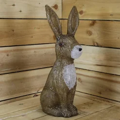 54cm Outdoor The Snowman Acrylic Christmas Hare / Rabbit Figure 80 LEDs -Deals Christmas Decor Store 54cm outdoor the snowman acrylic christmas hare rabbit figure 80 leds5056589198916 04c MP