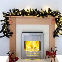 55cm Alaskan Pine White Christmas Wreath 6 55cm Alaskan Pine White Christmas Wreath -Deals Christmas Decor Store 55cm alaskan pine white christmas wreath5056141030173 03c MP