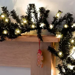 55cm Alaskan Pine White Christmas Wreath 7 55cm Alaskan Pine White Christmas Wreath -Deals Christmas Decor Store 55cm alaskan pine white christmas wreath5056141030173 04c MP