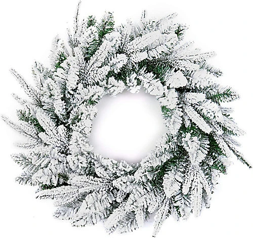 55cm Lapland Fir Green Christmas Wreath 2 55cm Lapland Fir Green Christmas Wreath - Image 2