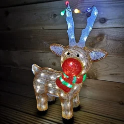 55cm LED Indoor Outdoor Standing Acrylic Reindeer Christmas Decoration -Deals Christmas Decor Store 55cm led indoor outdoor standing acrylic reindeer christmas decoration5056589184414 03c MP