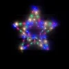 55cm LED Star Silhouette Christmas Decoration In Multicoloured