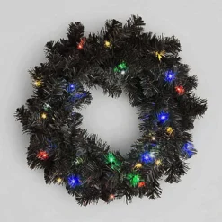 55cm Prelit Alaskan Pine Black Christmas Wreath 5 55cm Prelit Alaskan Pine Black Christmas Wreath -Deals Christmas Decor Store 55cm prelit alaskan pine black christmas wreath5056141058788 03c MP