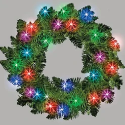 55cm Prelit Imperial Pine Green Christmas Wreath