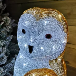 56cm The Snowman & Snowdog 2018 Acrylic Owl Christmas Decoration With 100 Ice White LEDs -Deals Christmas Decor Store 56cm the snowman snowdog 2018 acrylic owl christmas decoration with 100 ice white leds5056589189563 02c MP