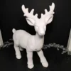 57cm Snow Effect Standing Pot Reindeer Christmas Ornament