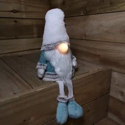 60cm Festive Christmas Bearded Blue & Grey Light Up Lit Male Gonk With Dangly Legs -Deals Christmas Decor Store 60cm festive christmas bearded blue grey light up lit male gonk with dangly legs5056589182687 04c MP