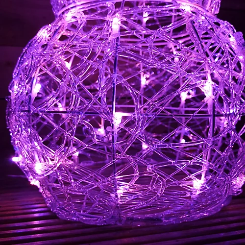 60cm Indoor Outdoor Acrylic Snowman Christmas Decoration With Colour Changing LED 4 60cm Indoor Outdoor Acrylic Snowman Christmas Decoration With Colour Changing LED - Image 4