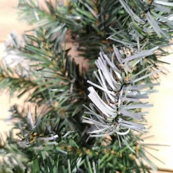 60cm Plain Green Christmas Wreath With 160 Tips In Snow Effect -Deals Christmas Decor Store 60cm plain green christmas wreath with 160 tips in snow effect5056589195656 03c MP