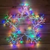 60cm Premier Multi Coloured Christmas Star Cluster Decoration With 240LED