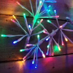 60cm Premier Multi Coloured Christmas Star Cluster Decoration With 240LED 6 60cm Premier Multi Coloured Christmas Star Cluster Decoration With 240LED -Deals Christmas Decor Store 60cm premier multi coloured christmas star cluster decoration with 240led5056589180652 03c MP