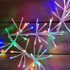 60cm Premier Multi Coloured Christmas Star Cluster Decoration With 240LED 7 60cm Premier Multi Coloured Christmas Star Cluster Decoration With 240LED -Deals Christmas Decor Store 60cm premier multi coloured christmas star cluster decoration with 240led5056589180652 04c MP