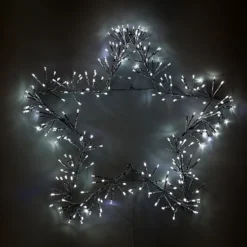 60cm Premier Twinkling LED Silver Star Silhouette Christmas Decoration In Cool White 7 60cm Premier Twinkling LED Silver Star Silhouette Christmas Decoration In Cool White -Deals Christmas Decor Store 60cm premier twinkling led silver star silhouette christmas decoration in cool white5056589190866 04c MP