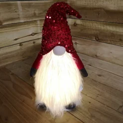 63cm Tall Light Up Christmas Gnome Gonk Decoration With Red Sequins Sitting 6 63cm Tall Light Up Christmas Gnome Gonk Decoration With Red Sequins Sitting -Deals Christmas Decor Store 63cm tall light up christmas gnome gonk decoration with red sequins sitting5060907227158 03c MP