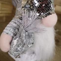 66cm Tall Light Up Christmas Gnome Gonk Decoration Silver Sequins And Snowflakes -Deals Christmas Decor Store 66cm tall light up christmas gnome gonk decoration silver sequins and snowflakes5060907227608 03c MP