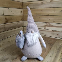 68cm Festive Brown Nordic Christmas Gonk Carrying Grey Sack -Deals Christmas Decor Store 68cm festive brown nordic christmas gonk carrying grey sack5056589190125 03c MP
