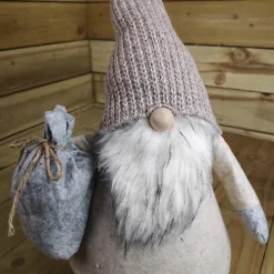 68cm Festive Brown Nordic Christmas Gonk Carrying Grey Sack -Deals Christmas Decor Store 68cm festive brown nordic christmas gonk carrying grey sack5056589190125 04c MP
