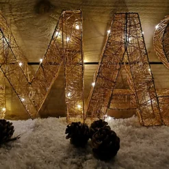 69cm LED Rose Gold Metal XMAS Battery Powered Light Up Indoor Christmas Decoration -Deals Christmas Decor Store 69cm led rose gold metal xmas battery powered light up indoor christmas decoration5056589194406 03c MP