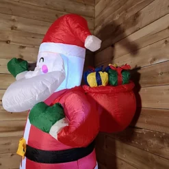 6ft (190cm) LED Christmas Inflatables Outdoor Santa Claus With Gifts Decorations -Deals Christmas Decor Store 6ft 190cm led christmas inflatables outdoor santa claus with gifts decorations5056589193959 03c MP