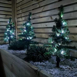 6pc 5m Christmas Green Tree Outdoor Path Lights With 15 White LEDs Per Tree -Deals Christmas Decor Store 6pc 5m christmas green tree outdoor path lights with 15 white leds per tree5060907229008 04c MP