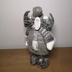 70cm Grey Plush Christmas Moose Reindeer Decoration In Striped Jumper With Extendable Legs -Deals Christmas Decor Store 70cm grey plush christmas moose reindeer decoration in striped jumper with extendable legs5060559855389 04c MP
