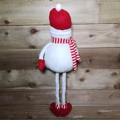 70cm Plush Christmas Snowman With Extendable Legs -Deals Christmas Decor Store 70cm plush christmas snowman with extendable legs5056589181499 03c MP