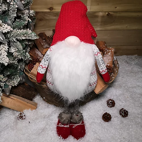 70cm Standing Gonk With Extendable Legs Christmas Decoration 2 70cm Standing Gonk With Extendable Legs Christmas Decoration - Image 2