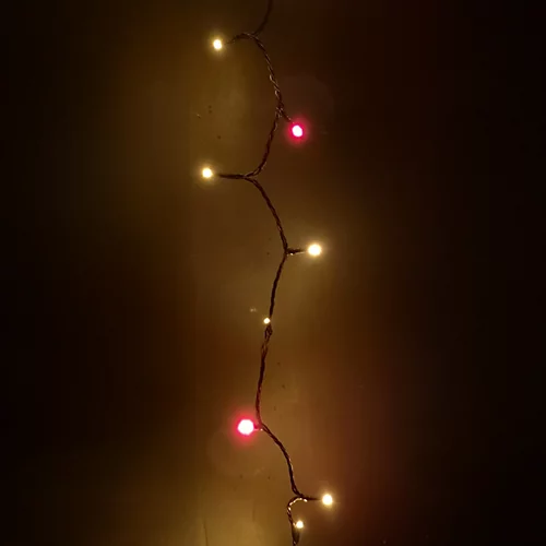 720 LED 57.5m Premier SupaBrights Christmas Multi Function Mains Operated String Lights With Timer In Red & Vintage Gold 4 720 LED 57.5m Premier SupaBrights Christmas Multi Function Mains Operated String Lights With Timer In Red & Vintage Gold - Image 4